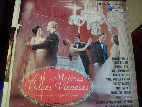 Disco Acetato De Los Mejores Valses Vianeses