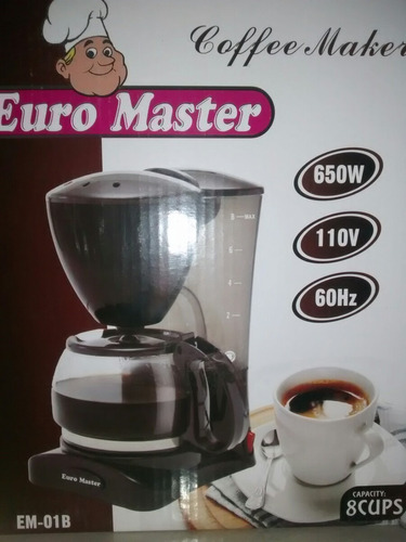 Cafetera Euromaster De 8 Tazas