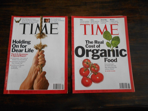 2 Revistas Time, Del 2 Marzo Del 2009 Y 6 Septiembre 2010.