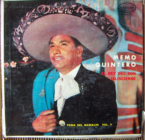 Bolero, Memo Quintero, El Rey Del Son Jalisciense, Lp 12´,