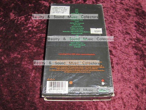 The Cure Show Vhs Importado De Coleccion (Usado)