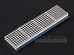 Matriz De Led 32x8 Pixel Interface Spi Ht1632c - Arduino Pic