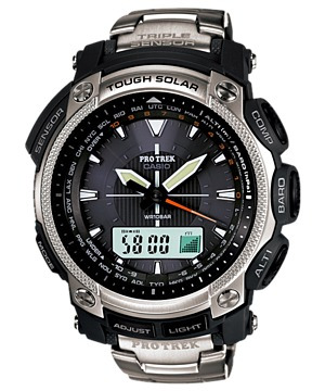 Reloj Casio Prg 505t 7vd Altimetro Barometro Brujula Compas