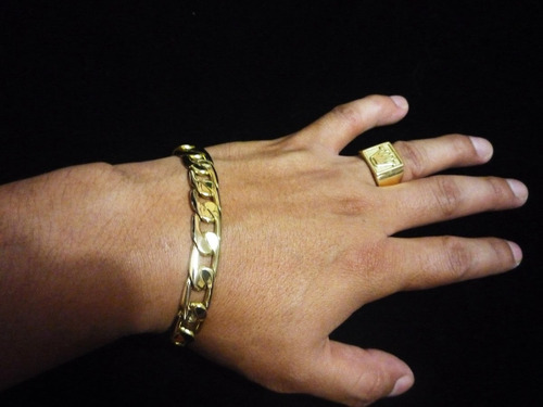 Pulsera Para Hombre En Oro 18k / 60gr