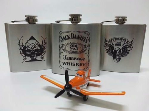 Petaca 6oz Acero In 200cc Whisky Bebidas Blancas Tribunales