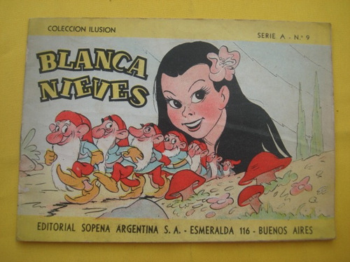 Cuento Miniatura Sopena Serie A N° 9  Blanca Nieves