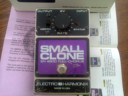 Pedal Guitarra Electro Harmonix Small Clone Chorus