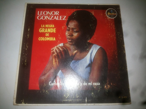 Lp Vinilo Acetato Disco La Negra Grande De Colombia Cumbia