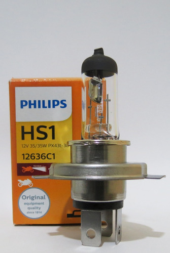 Ampolleta Philips Hs1 12v 35/35w - Px43t-38 - Moto -