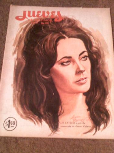 Revista Jueves De Excelsior Con Liz Taylor En Portada