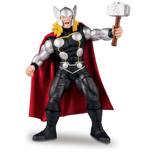 Boneco Thor Premium Gigante 55cm Articulado Marvel