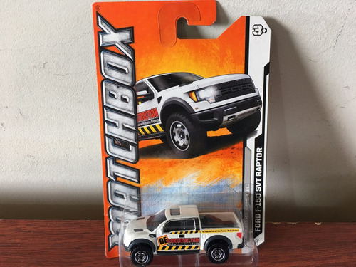 Mini Pickup Ford F-150 Svt Raptor Da Matchbox Na Escala 1/64