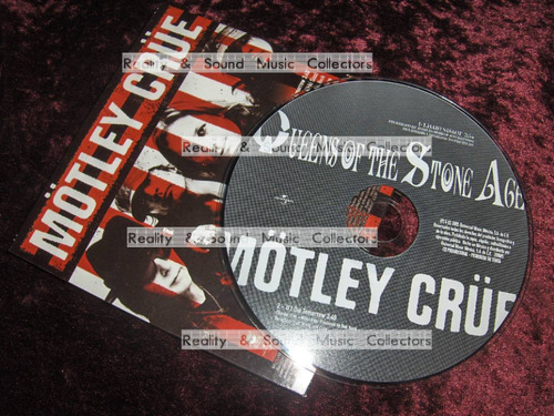 Motley Crue Queens Of The Stone Age Cd Single De Coleccion (Usado)