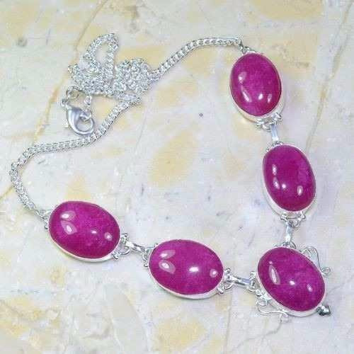 Colar Rubi Rosa Indiano
