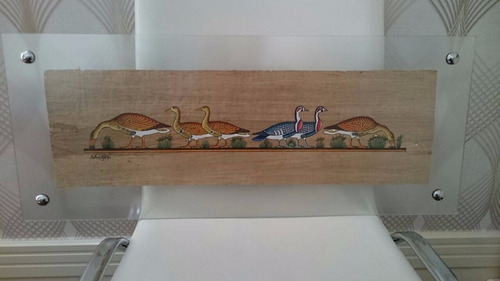 Papiro Egípcio Importado, Original, Decorativo ! - Patos.