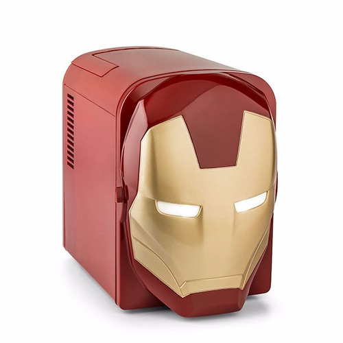 Avengers Marvel Iron Man Mini Refri 3d Con Luz En Los Ojos