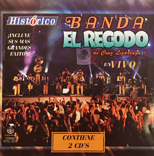 Cd Banda El Recodo Historico En Vivo 2cds Fonovisa