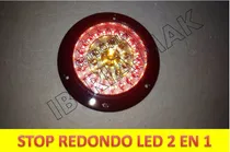 Comprar Stop Redondo Led Rechame 2 En 1 Camiones Autobuses Cavas