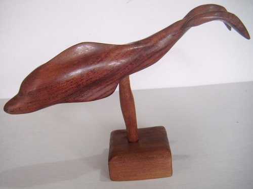 Delfín De Madera, Artesanía Cubana (Usado)