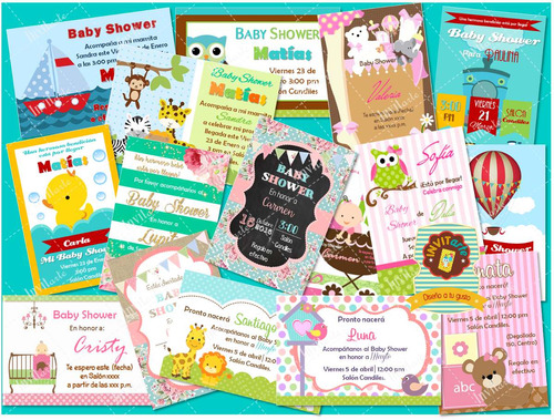 Invitaciones Para Baby Shower Imprimibles