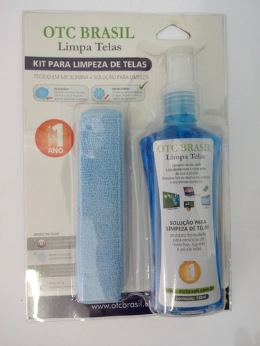 Kit Limpeza Limpa Tela Lcd Led Plasma Monitor Otc Brasil