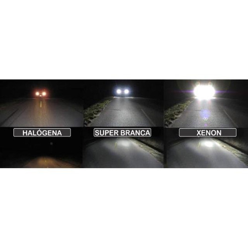 Lampada H11 Super Branca Par Tipo Xenon