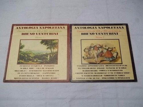 ' Vinil Lp Antologia Napolitana Breno Venturini 2 Volumes