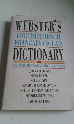 Webster´s Dictionary English French - Ingles France C30