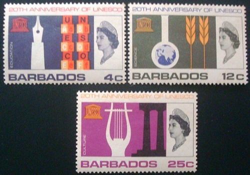 A7458  Barbados - Yvert Nº 267/9 Nn Unesco
