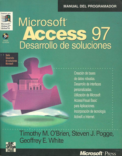 Libro Microsoft Access 97: Desarrollo De Soluciones