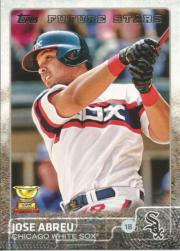 Barajita José Abreu Topps 2015 #176 Medias Blancas Chicago