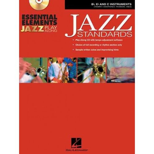 Elementos Esenciales Jazz Play-along: B Plana E Plana Y C