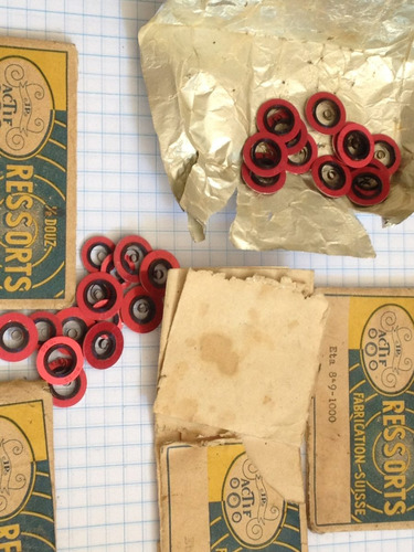 Imagen 3 de 6 de Lote De Antiguos Resortes, Cuerdas Para Relojes De Bolsillo.