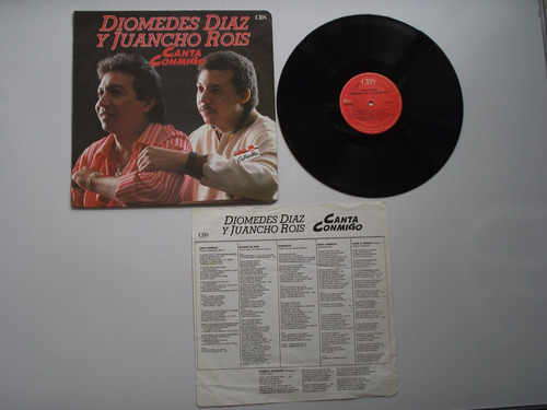 Lp Vinilo Diomedes Diaz Juancho Rois  Canta Conmigo 1990