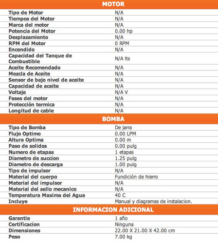 Bomba Extractora De Agua Manual 1 1/4 Jarra Evans - Bj125