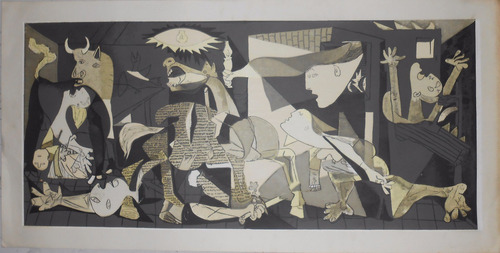 Serigrafia Del  Guernica De Picasso 100 Cm.