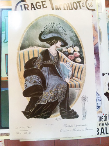 Poster Afiche Publicitario Vintage - La Femme Chic