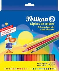 Colores Pelikan Redondo 24 Piezas