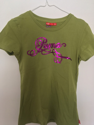 Remera Puma Bordada Importada