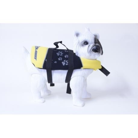 Colete X-float Para Cachorro Amarelo Tam Pp Cod 1143