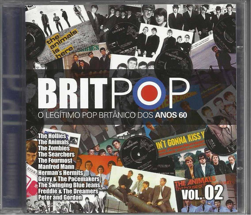 Cd Brit Pop Vol. 2 Pop Britânico Anos 60 (discobertas)