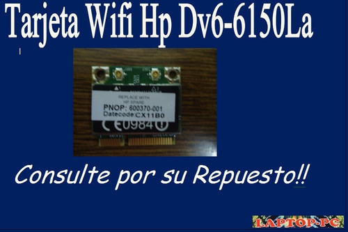 Tarjeta Wifi   Hp Dv6-6150la