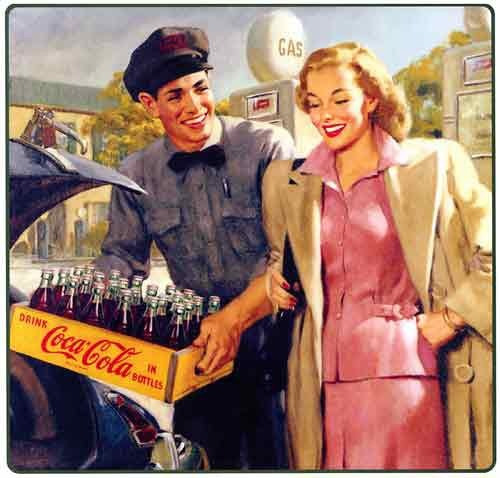 Carteles Antiguos En Chapa Gruesa 30x45cm Coca Cola Dr-355