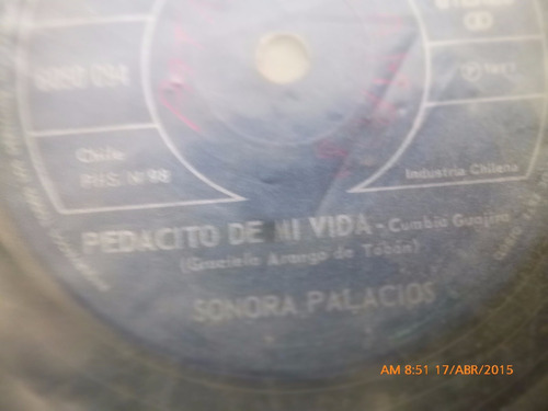 Vinilo Ep De La Sonora Palacios --agua Que No Has ( S23