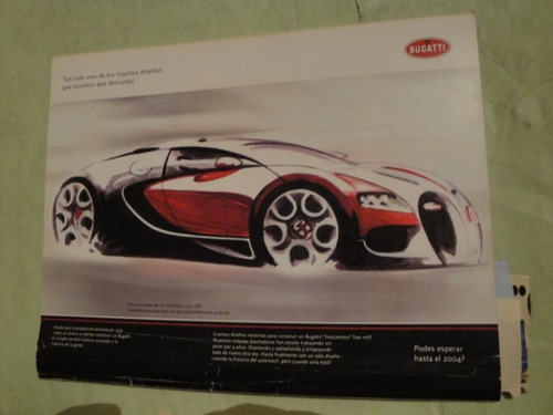 Publicidad Bugatti Año 2002