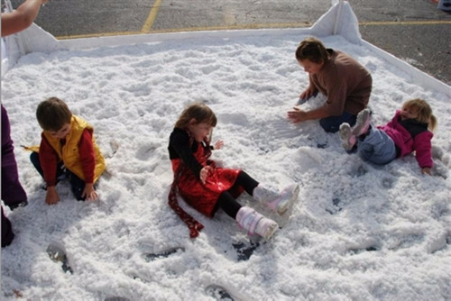 Imagen 3 de 3 de Nieve Instantanea Artificial Snowonder Produce 4 Galones