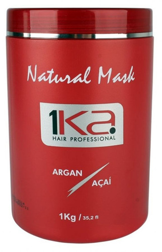 1ka Máscara Natural De Hidratação Argan Açai - 1000g