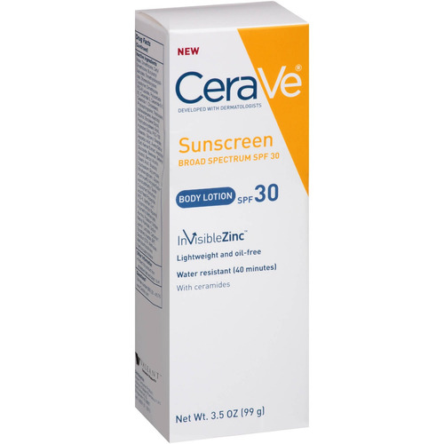 Cerave Invisible Zinc Protector Solar Spf 30 3.5 Oz