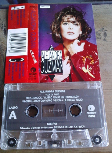 Alejandra Guzman Flor De Papel Cassette Raro Ed 1991