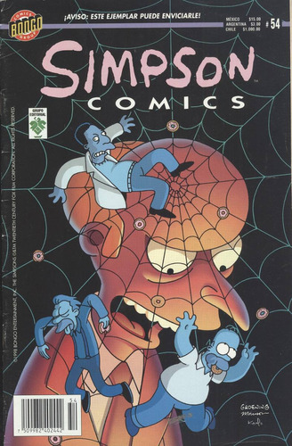 Simpson Comics # 54 - El Hombre Radiactivo (contemporáneos)